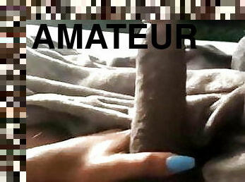 masturbación, transexual, amateur, negra-ebony, polla-enorme, negra, a-solas, polla