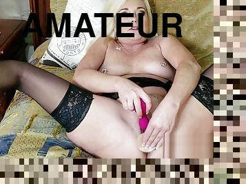 masturbation, orgasme, pisser, amateur, anal, milf, jouet, hardcore, maman, double