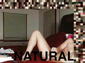 masturbation, blond, naturlig, webbkamera, ritt, dildo
