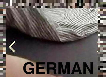 Hot German masturbate for my big cock