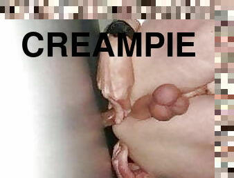 Creampied through a Glory Hole