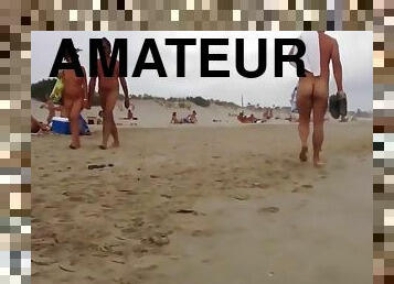 amateur, cam, plage, voyeur