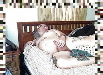 Tattooed Dad Wanks