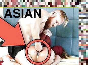 asiatisk, orgasme, pussy, squirt, amatør, hjemmelaget, massasje