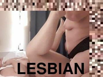 Lesbian MISTRESS FUCKS HARD Straight SHY Girl after party