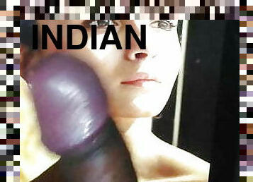 बड़ा-लंड, समलैंगिक, भारतीय, कम, छेड़ना