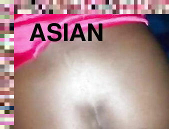 asiatisk, hundestilling, anal, hardcore, hjemmelavet, spiller, kyssende, knepning-fucking, hængepatter, små-patter