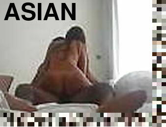 asiatisk, hundestilling, orgasme, fisse-pussy, skønheder, hjemmelavet, creampie, beskidt, snæver, fillipinsk