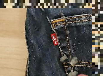 Levi&#039;s 501 Dark Stonewash Quick spunking my Dark Stonewash 5