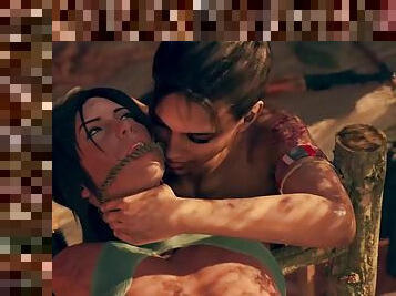 Lara Croft Bondage