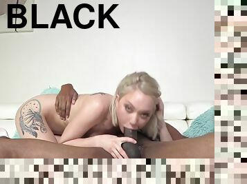 Little white fucktoy getting black cock abuse