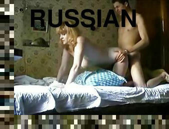 ruso, amateur, maduro, madre