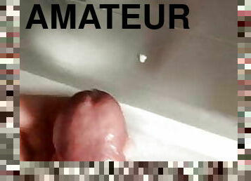 Cumming in the shower