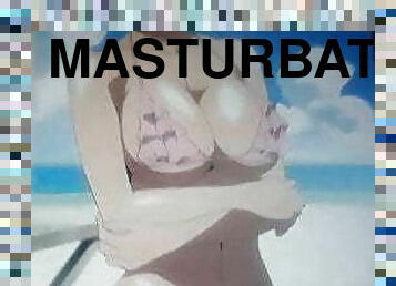 mastürbasyon-masturbation, ibne, mastürbasyon, plaj, meni, bukkake