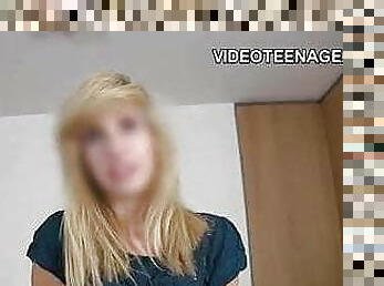 onani, gammel, amatør, tenåring, intervju, første-gang, blond, 18år, eldre-older, audition