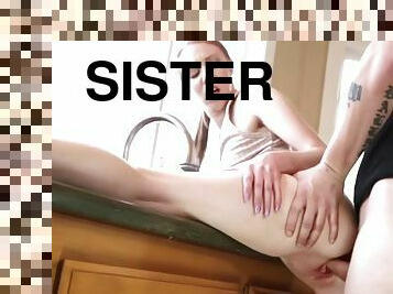 Stepsister Abi Grace gets fucked good