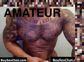 amador, gay, webcam, tatuagem