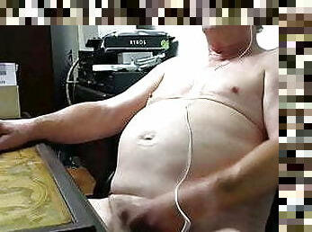 grandpa stroke on webcam