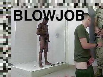 militær, bading, blowjob, stor-pikk, interracial, homofil, gloryhole, amerikansk, dusj, pikk