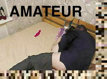 amateur, maison, attrapée