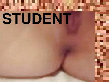 Turkish high school student getting undressed