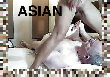 asiatique, chatte-pussy, giclée, milf, fou, pieds, serrée, fétiche, bisexuels, branlette-avec-les-pieds