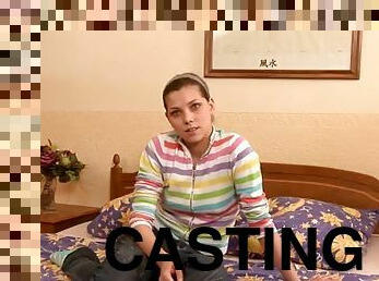 Footage of teen sluts casting scene