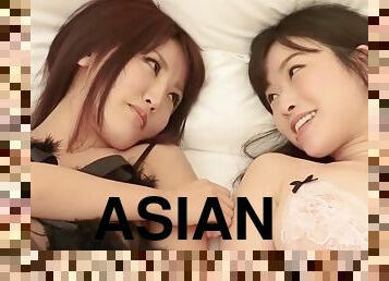 asia, payudara-besar, lesbian-lesbian, jepang, berambut-cokelat, payudara-kecil