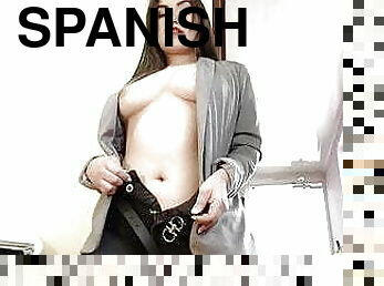 culo, tetas-grandes, masturbación, coño-pussy, europeo, euro, lencería, webcam, español