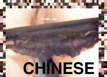 asiatisk, masturbation, mogen, leksak, kinesisk