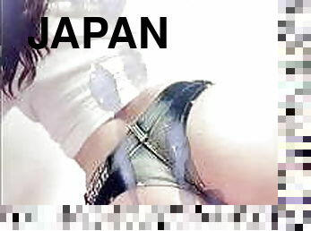 asiatisk, røv, mager, amatør, bøsse, japans, strand, sperm, bukkake, drillende