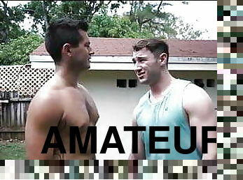 armée, masturbation, amateur, anal, fellation, énorme-bite, gay, famille, musclé