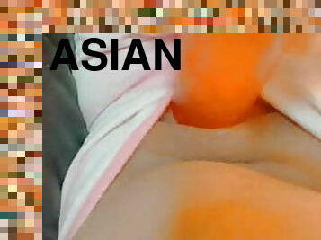 asiatic, masturbare-masturbation, pasarica, stramta, dildo, privat
