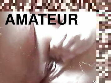 cul, masturbation, chatte-pussy, amateur, milf, belle-femme-ronde, doigtage, américaine