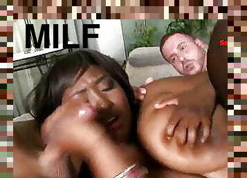 horny milf enjoys being passed around