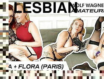 Mya &amp; Flora: Naughty lesbian sex session! Wolf Wagner
