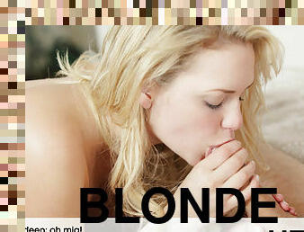 teini, blondi