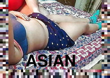 asiatisk, hembiträde, cumshot, hardcore, avrunkning, massage, casting, hindu-kvinnor, smutsig, knullande