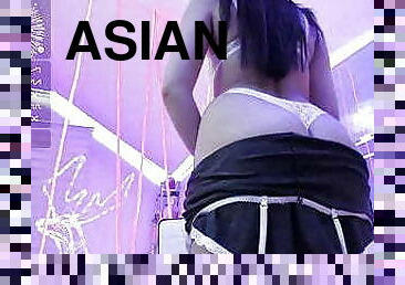 cute asian dancing big ass, perferct tits