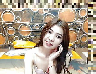 asiático, masturbación, pezones, mayor, adolescente, japonés, 18-años, webcam, vieja