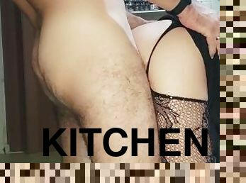 Fernanda married fucking in the kitchen