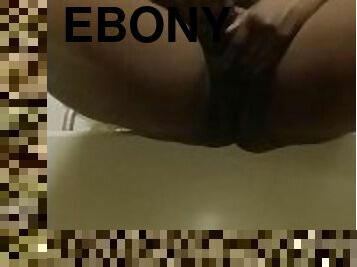 Ebony Pussy Rubbing