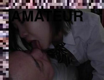 asia, amatir, blowjob-seks-dengan-mengisap-penis, cumshot-keluarnya-sperma, remaja, buatan-rumah, jepang, menelan, sudut-pandang, sperma