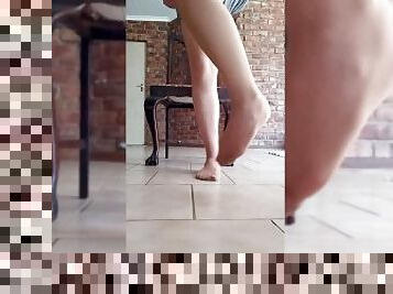 amateur, pieds, fétiche, solo