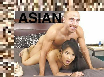 Sex-hungry Asian Slut Likes Rough Doggystyle