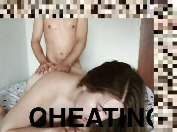 tricherie, enceintes, femme, amateur, ejaculation-interne, couple, trio, mari, bout-a-bout, cocu