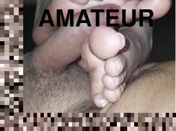 Footjob Toejob pov