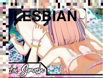 orgasmi, pillu-pussy, lesbo-lesbian, anime, hentai, söpö