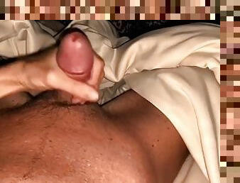 Quick Jerk Off Before Bed Skinny Guy CUMSHOT