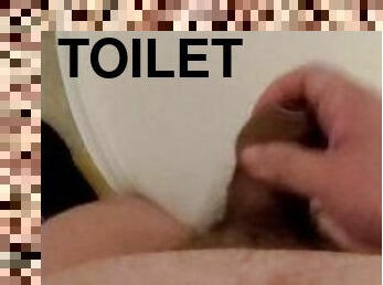 Quick Toilet Cumshot on campus